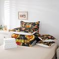 thumbnail image 5 of Homewish Fast Food Lover Twin Bedding Sets 7-Piece, Cartoon Popcorn Hamburger Pizza Bedding Comforter Set, Teens Kids Boys Girls Sheet Sets, Breathable Home Decor, 5 of 7