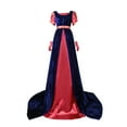 thumbnail image 2 of UPPADA Liquidation Femmes Corset Robe Plissée Vintage Robe de Bal Robes Sans Manches Robes de Vacances Coupe Évasée Robes d'Invitée de Mariage Robe Vintage Formelle Jolie Robe Fluide, 2 of 5