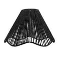 thumbnail image 2 of Woven Lampshade Boho Light Shade for Living Room Dining Table Kitchen Island Black, 2 of 9