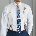 thumbnail image 3 of Men’s Natural Tie&nbsp;– Earthy Aesthetic, Skinny Polyester Tie for Weddings & Daily Wear, 3 of 6