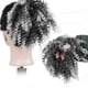 thumbnail image 1 of Bun, 4-Inch Short Synthetic Afro Kinky Curly Hair Bun Extension for Women, Gray Color, Perfect for Everyday Wear, 1 of 5