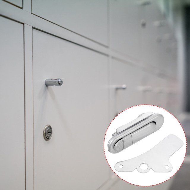 VERDANVERSE 1Ud Cerradura Eléctrica Para Puerta De En Aleación De Zinc Plateada Para Uso Doméstico