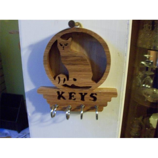 Fine Crafts 1745WAL Cat key holder wall hanging