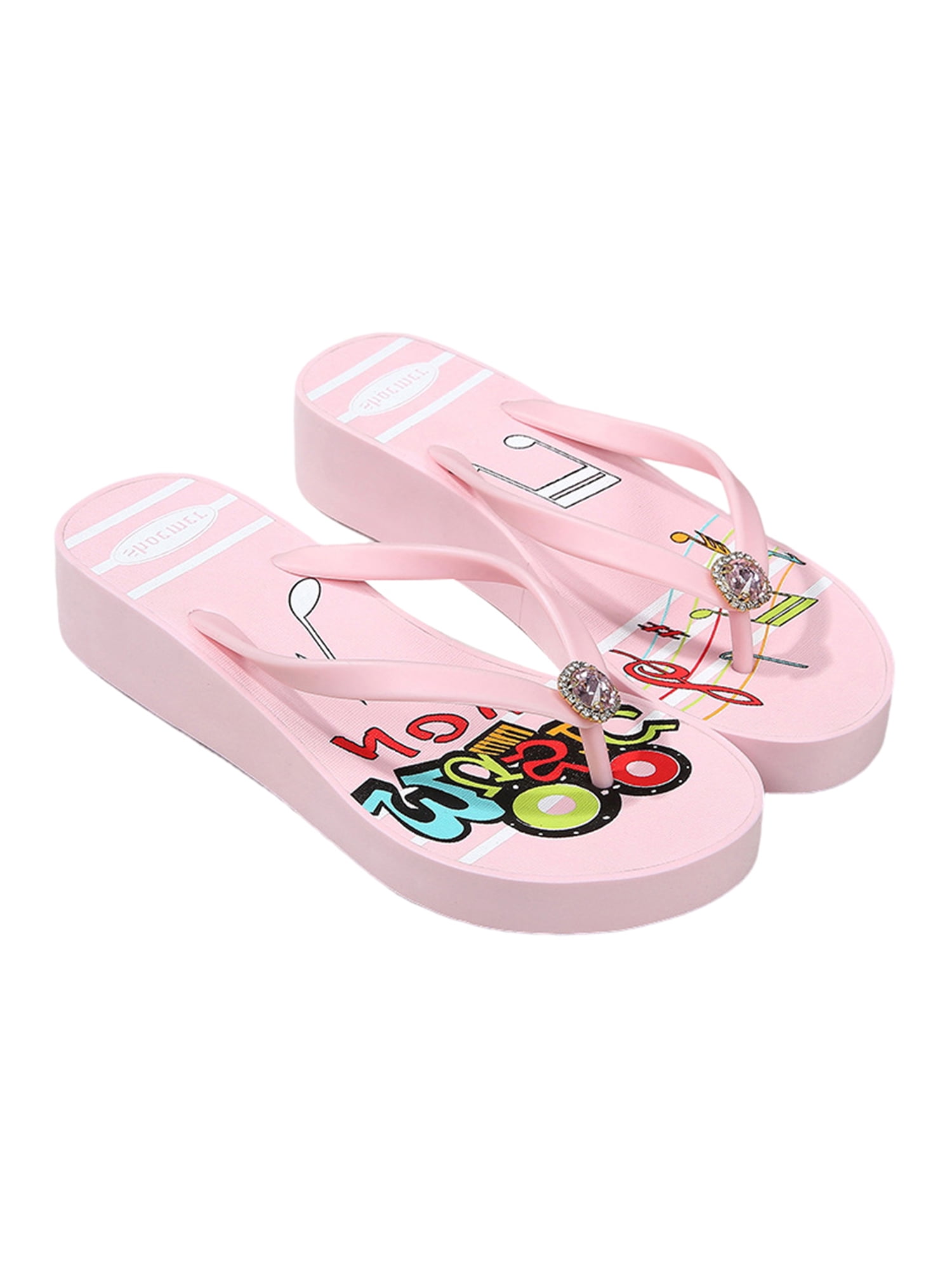 Details about   Women's Sandals Beach Shoes Outdoor Summer Slippers Breathable Non-slip