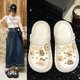 thumbnail image 4 of Zapatos de mujer con suela gruesa y agujeros, nuevos para exteriores, primavera y verano, eva, antideslizantes, sandalias de talla grande para parejas, para hombre, 4 of 5