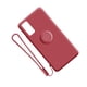 thumbnail image 4 of Caja del teléfono Cubierta de TPU para teléfono inteligente Cubierta protectora de soporte de anillo de color a prueba de golpes, Reemplazo para Note 20, Rosa roja Inevent EL000683-06, 4 of 7