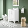 thumbnail image 6 of Ove Decors Kansas 24 W x 19" D Freestanding Bathroom Vanity with Sink, Pure White, 6 of 26