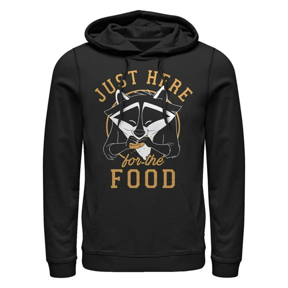 Men's Pocahontas Meeko Here For Food  Pull Over Hoodie