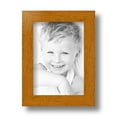 thumbnail image 2 of ArtToFrames 5x7 Inch Yellow Picture Frame, This Yellow Wood Poster Frame is Great for Your Art or Photos, Comes with Regular Glass (4483), 2 of 8