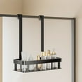 thumbnail image 5 of 2025 Summer Over the Door Shower Caddy, Bathroom Hanging Organizer Shelf Basket Storage Rack Rustproof, No Drilling Bathroom Door Storage Rack for Inside Shower, 5 of 8
