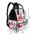 thumbnail image 2 of Fuzoiu Gnome Home With A Cute Gnome Print Diaper Bag Backpack,Baby Essentials Travel Tote,Multi function Waterproof Diaper Bag, Travel Essentials Baby Bag - Unisex, 2 of 6