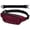 Dark Red, variant on WATERFLY Unisex Lightweight Running Hiking Jogging Nylon Fanny Pack Waist Bag-Dark Red