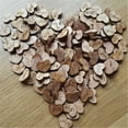 thumbnail image 3 of 500pcs Rustic Wooden Love Heart Wedding Table Scatter Decoration Crafts, 3 of 5