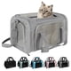 thumbnail image 1 of Top Tasta Transportín para perros y gatos, transportador para mascotas para gatos pequeños, medianos y grandes, transportador para perros con lados suaves, transportador para perros pequeños, portátil, 1 of 5