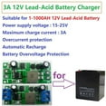 thumbnail image 5 of 3A 12V 1-1000AH Lead-Acid Battery Charger Accumulator Charger for UPS Car Motorcycles Electric Road Vehicle, A, 5 of 7