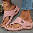 thumbnail image 3 of IUJSOY Womens Sandals Slippers Flip Flops for Women Orthopedic Wedge Sandals Boho Slip on Shoes, 3 of 6