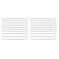 thumbnail image 1 of 20 Pieces Toilet Handle Chain Stainless Steel Toilet Flapper Lift Chain Replacement Fits Most Toilet Flappers, 1 of 9