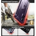 thumbnail image 6 of Dexnor for Samsung Galaxy Note 10 Case, [Built in Screen Protector and Kickstand] Heavy Military Grade Protection Shockproof Protective Cover for Samsung Galaxy Note 10,Purple, 6 of 6