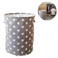 thumbnail image 1 of Cesta de lavandería plegable, impermeable, redonda, para el hogar, organizador de juguetes para niños, bolsa de almacenamiento con asa, 1 of 8