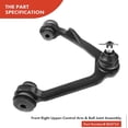 thumbnail image 4 of A-Premium Front Right Upper Control Arm with Ball Joint Compatible with Ford F-150 97-03 F-250 97-99 Expedition 97-02 Lincoln Navigator 98-02 4WD Model, 4 of 9