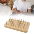 thumbnail image 1 of Wooden Pegboard for Finger Dexterity, Iron Rods Upper Limb Exercises Wooden Counting Peg Board Injury Recovery Fine Motor Skill   for Elderly for Hemiplegia, 1 of 7