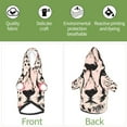thumbnail image 6 of Honeii Pink Cheetah Art Print Small Dog Hoodies Pet Hooded Sweatshirts Fall Winter Puppy Cat Sweaters Warm Clothes for Small Dogs Outfits Costume-Medium, 6 of 7