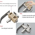 thumbnail image 2 of Waterfall Brushed Nickel Freestanding Bathtub Faucet Bathroom Faucet HandShower, 2 of 7