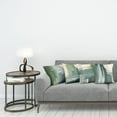 thumbnail image 2 of Ambesonne Abstract Throw Pillow Cover 4 Pack, Contemporary Surreal Forms, 16", Peach Grey Teal and Green, 2 of 4