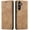 Brown, variant on QLTYPRI Case for Samsung Galaxy S24 Plus, Vintage PU Leather Wallet Case Card Slot Kickstand Magnetic Closure Shockproof Flip Folio Case Cover for Samsung Galaxy S24 Plus - Brown