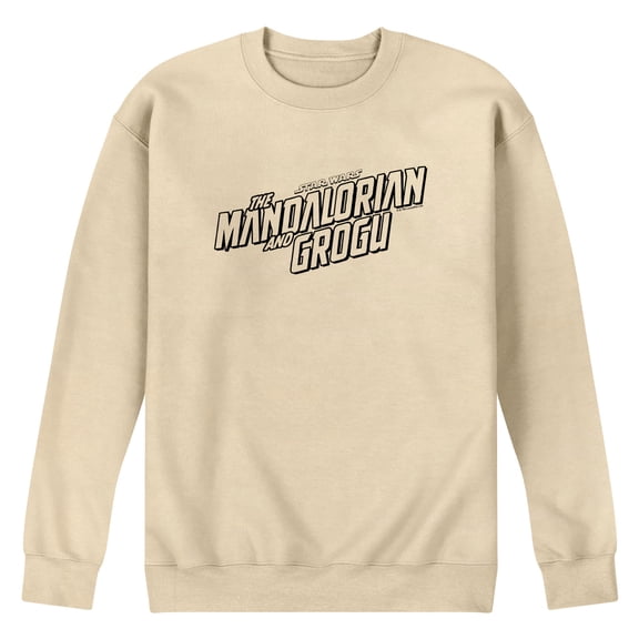 The Mandalorian And Grogu - Black Movie Logo - Men's Crew Fleece Sweatshirt