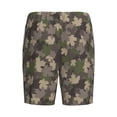 thumbnail image 2 of Lsque Camouflage maple Mens Sleep Pajama Shorts,Short Pajama Pants, Cotton Ultra-Soft Knit-Medium, 2 of 9