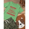 thumbnail image 3 of Heart Crusher T-Shirt Toddler -GoatDeals Designs,  5 Toddler, 3 of 4