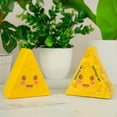 thumbnail image 2 of STPToys Triangular Cheese Stress Relief Gadget, 1Pcs Soft Stretchy Portable Desk Decor for Tension Relief, Suitable for Party Favors, Birthday Gifts, Classroom Rewards, 2 of 5