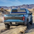 thumbnail image 6 of Rear Window Sticker Blue Stripes American Flag See Through Decal, DIY Back Window Decal Sticker for Truck SUV Pickup, 6 of 12