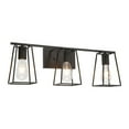 thumbnail image 2 of Aiwen Dimmable 3-Light Vanity Light Rectangle Shade Wall Sconce, 25 Watts, 2 of 7