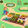thumbnail image 2 of Bloques de construcción TACYILLU Farm Vegetales Flower Field Kids 6+, 2 of 6
