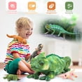 thumbnail image 6 of MaoGoLan 27" Giant lizard Stuffed Animals with 4 Babies Inside Large chameleon Plush Toy, 6 of 7