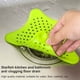 thumbnail image 3 of Advancent Recogedor de pelo de estrella de cinco puntas, colador de fregadero de cocina, antibloqueo, cubierta de desagüe para bañera, filtro Juegos de accesorios de baño Verde, 3 of 6