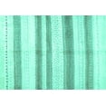thumbnail image 1 of Ahgly Company Machine Washable Indoor Rectangle Solid Turquoise Blue Modern Area Rugs, 5' x 8', 1 of 4