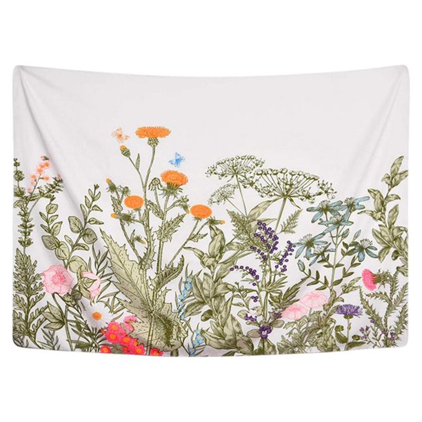 Bearachild Tapiz de plantas para el hogar, tapiz colgante de pared para dormitorio, sala de estar, dormitorio, decoración de pared Decoración del hogar No.1 Bearachild HA040366-01