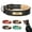 Black, variant on Beirui Personalized Real Leather Dog Collars Soft Padded Engraved Nameplate Adjustable