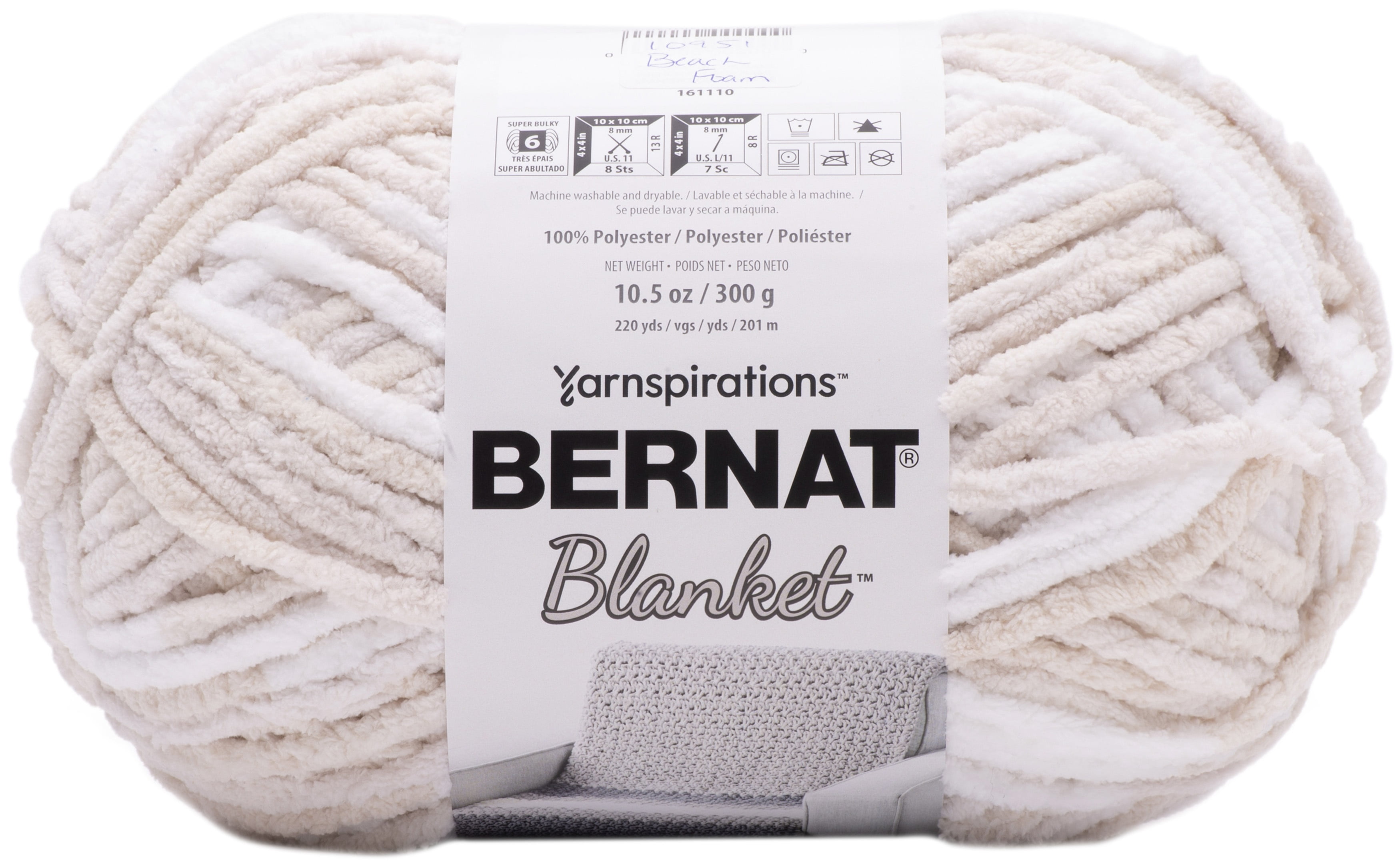 BLUSH PINK 10887 Bernat Blanket Yarn~220yds~10.5 oz~300g Super Bulky (6)  Light PinkYarn ~ Crochet ~Knitting Yarn ~ Supply ~ dcoyshouseofyarn