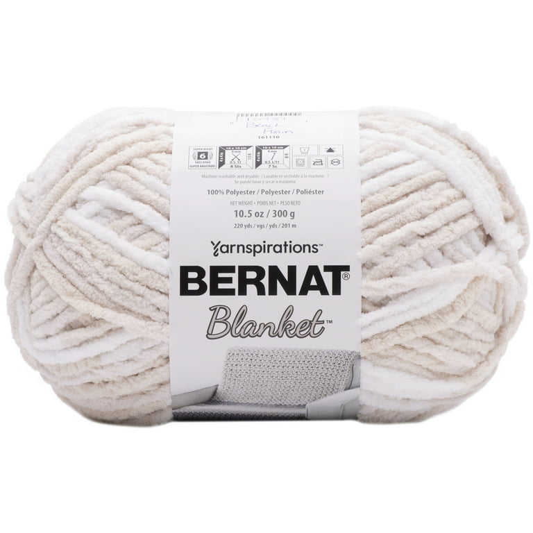 Bernat Velvet Plus Seafoam Yarn - 2 Pack of 300g/10.5oz - Polyester - 6  Super Bulky - Knitting/Crochet
