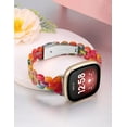 thumbnail image 4 of TOYOUTHS Slim Resin Bands Compatible with Fitbit Sense Bands Women, Lightweight Thin Sense Watch Bands for Fitbit Versa 3 Wristbands, 4 of 7