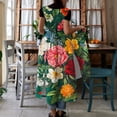 thumbnail image 5 of Lovzfmll Women's Crew Neck Sleeveless Floral Print Convertible Multi-Way Pocket Side Tank Maxi Sundress, Loose Casual Vacation Dress Mint Green, L, 5 of 7