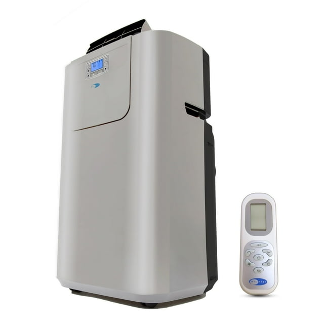 Whynter Elite Aire acondicionado portátil y calentador portátil de doble manguera