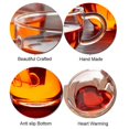 thumbnail image 4 of Heart Shaped Double Walled Insulated Cup Glass Champagne Wine Milk Juice Espresso Coffee Drinkware Bar Drinking Utensils, 4 of 5