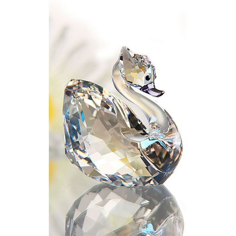 置物 SWAROVSKI (BROADWAY-AUDREY) Swarovski Crystal LovLots Figurine Swan BROADWAY AUDREY