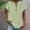 Mint Green, variant on linen shirts for women linen button up shirt women Western Round neck embroidery Button-down front Linen Shirts for Women Casual formal wear lomon 3/4 length sleeve womens tops V-Neck Beige M