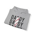 thumbnail image 4 of Baseball Daddy Dad Fathers Day Hoodie, Gifts, Hooded Sweatshirt, 4 of 4